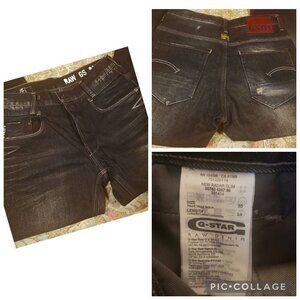 G Star RAW Jeans Men 30 x 34 New Radar Slim 30 x 34 Dark Blue EUC